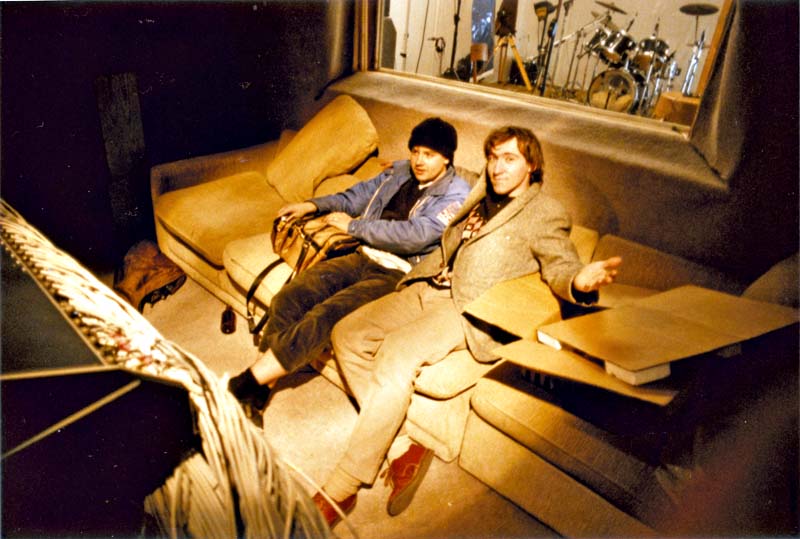 reclining rockers at Writhe Recording 1987