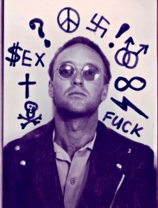 Stu in a typically confused pre-AXEMEN state, Christchurch, 1982