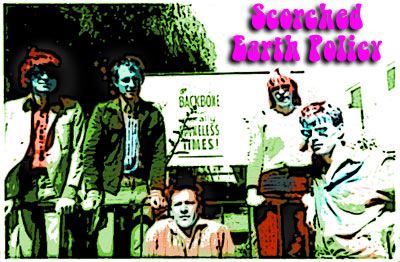Scorched Earth Policy, l-r mick, buck, brian, mary, andrew