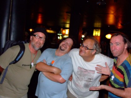 Axemen, Dr Chad clowning at the Whammy Bar