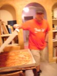 Is that a giant pizza or are you just pleased to see me?