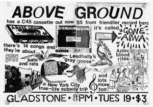 Above Ground poster twk
